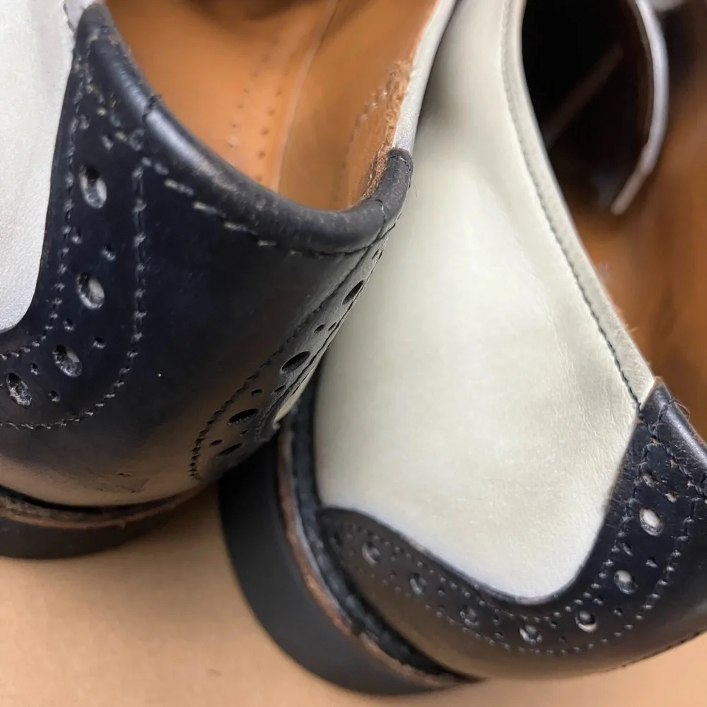 Cole Haan white/ black 10 1/2 D Golf shoes